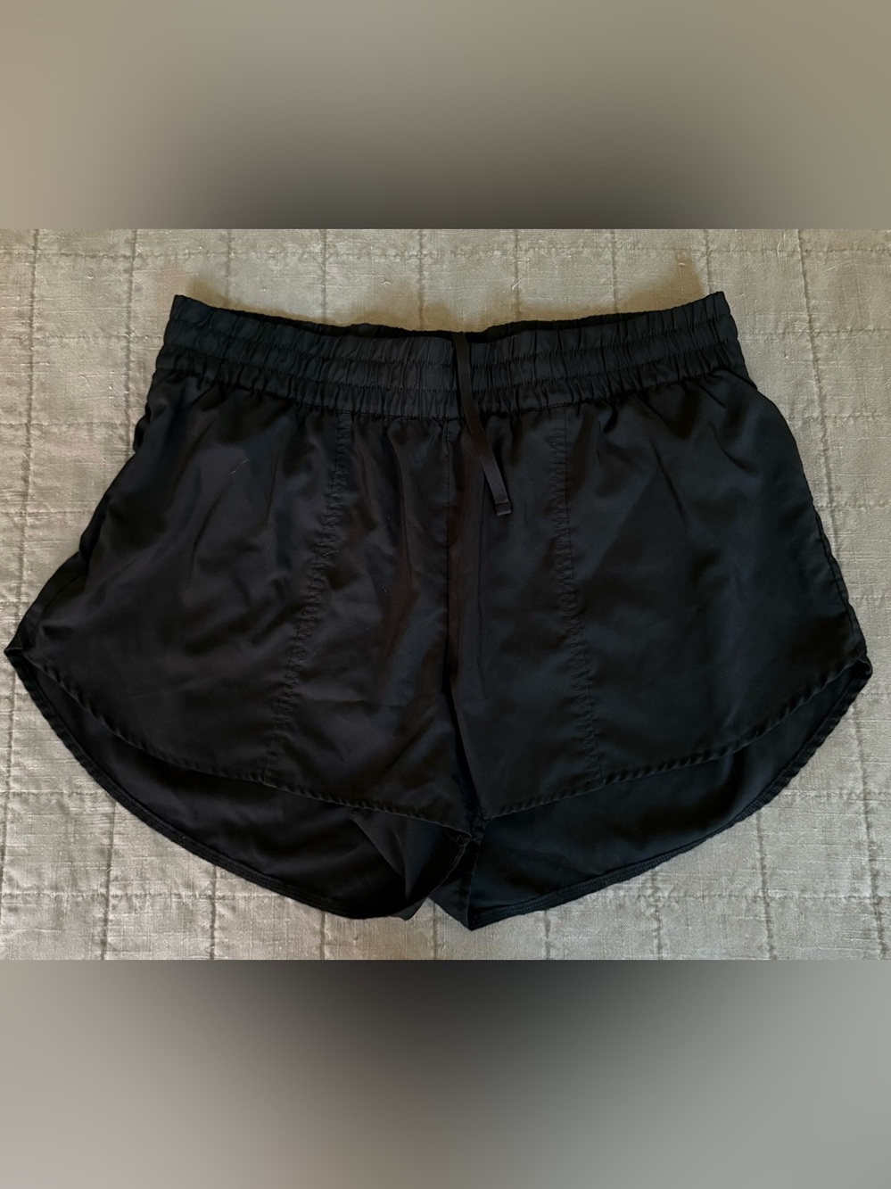 all in motion Black Women's Athletic Shorts with Drawstring